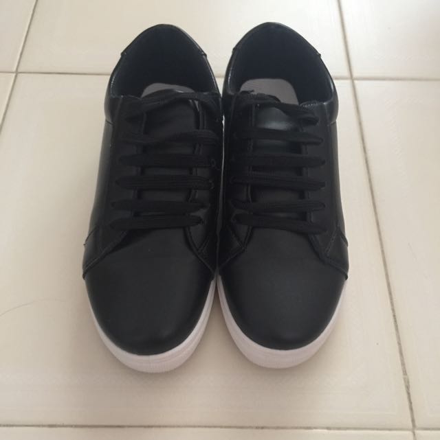 Black hotsell covered shoes