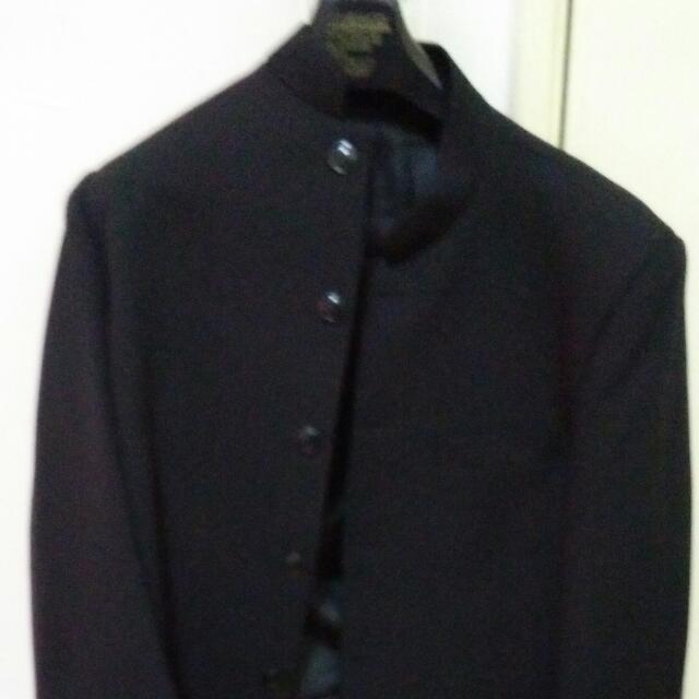 Blazer Kot Hitam Fesyen Lelaki Pakaian Di Carousell