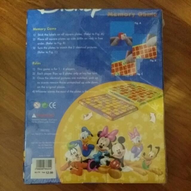 Disney Memory Game, Toys & Games, Board Games & Cards on Carousell