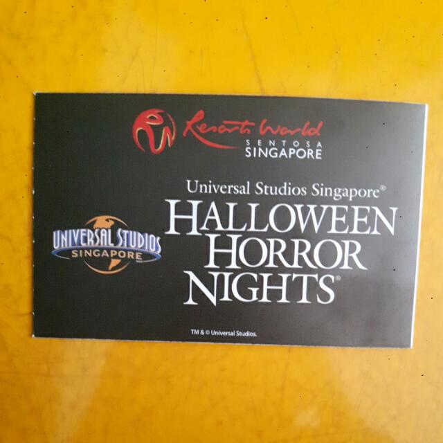 Halloween Horror Nights Ticket, Tickets & Vouchers, Event Tickets on