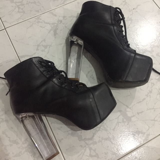 Jeffrey campbell clear boots online