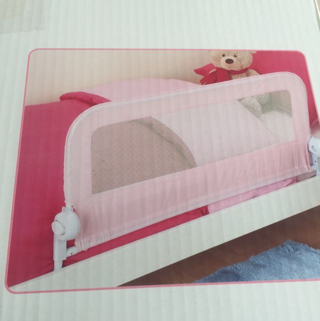 Mothercare pink bed guard top
