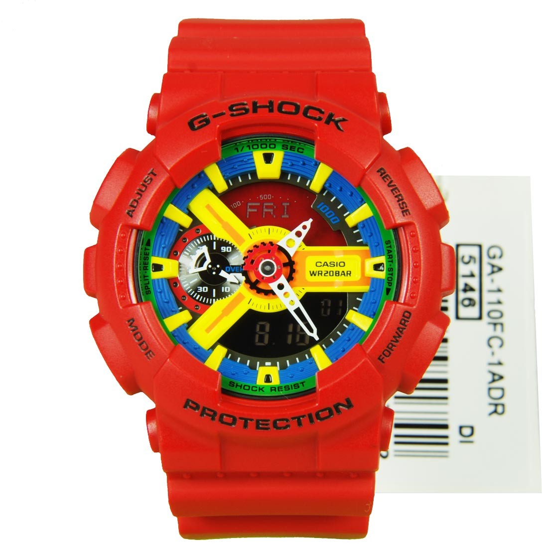 NEW CASIO G SHOCK ORIGINAL GA 110FC 1ADR GA 110FC 1A WATCH WITH WARRANTY