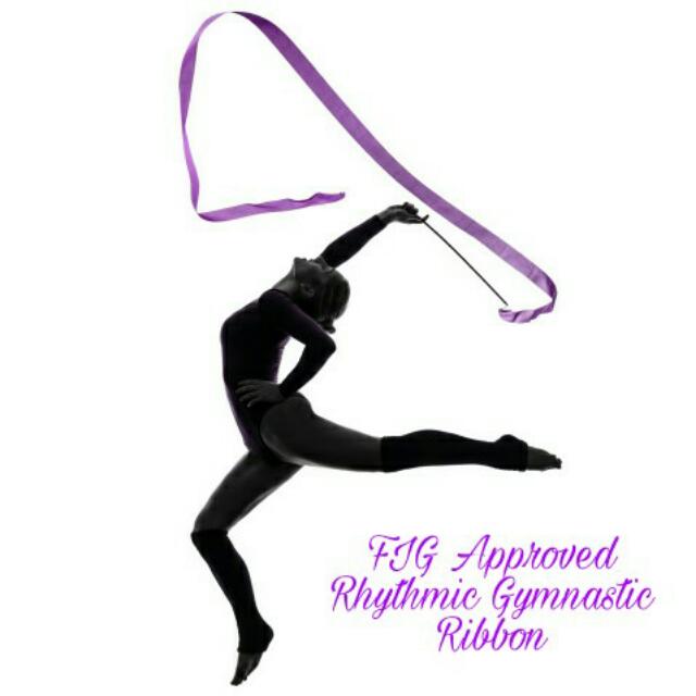 Rhythmic Gymnastics Ribbons, Sports Equipment, Exercise & Fitness