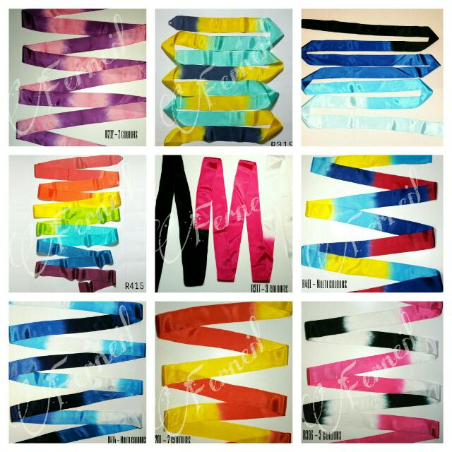 Rhythmic Gymnastics Ribbons, Sports Equipment, Exercise & Fitness