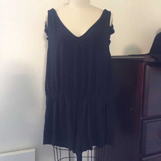 victoria secret black jumpsuit