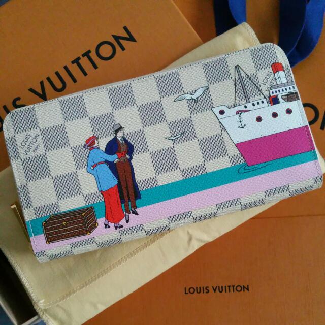 Louis Vuitton Limited Edition Damier Azur Canvas Translantic