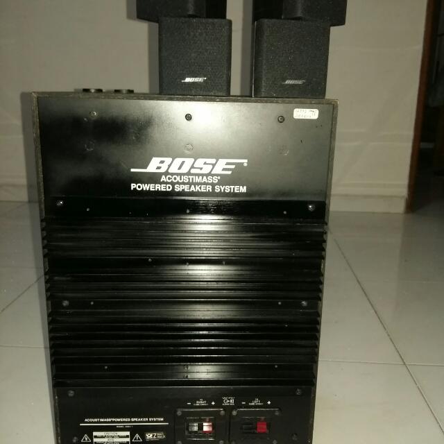 bose acoustimass powered speaker system