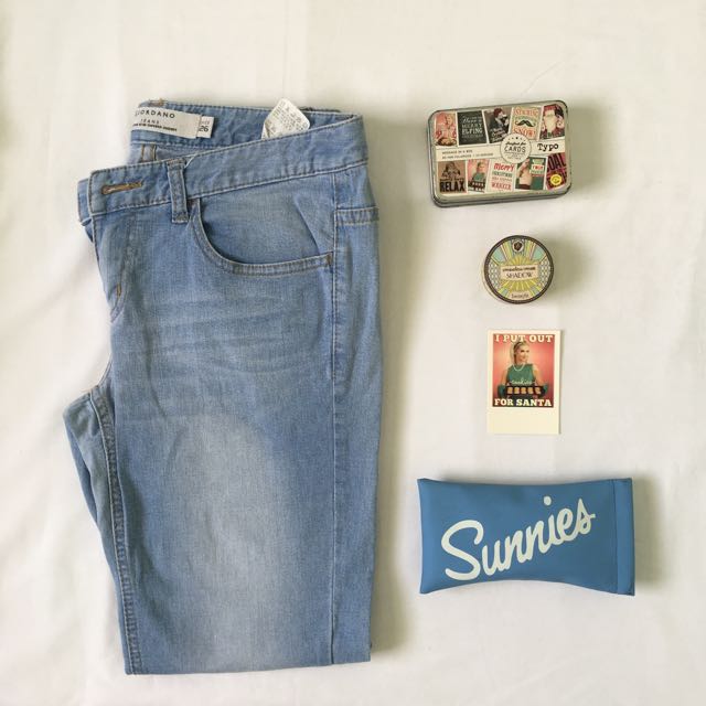 giordano mid rise slim tapered