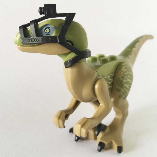 blue the velociraptor lego
