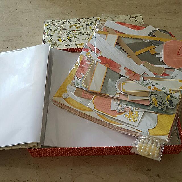 Scrapbook In a Box Easy Memory Book Kit, Hobbies & Toys, Stationery