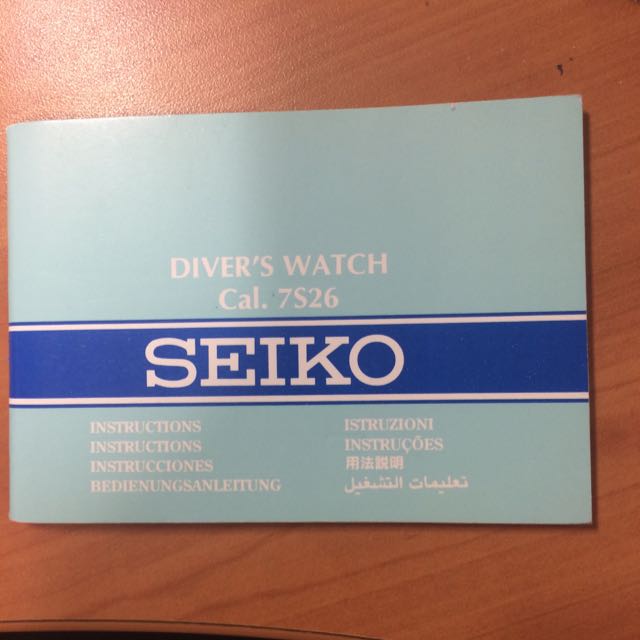 Seiko Original Divers 7s26 Manual, Men's Fashion, Watches & Accessories,  Watches on Carousell