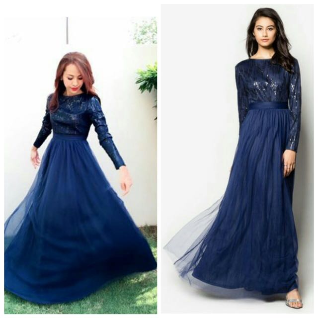 Glitter deals dress muslimah