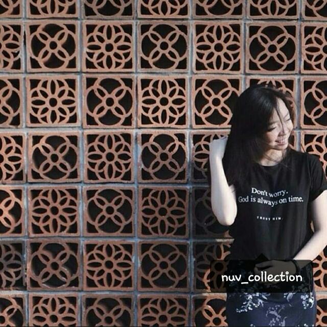 Kaos God Is Always Ontime Tumblr Tee Olshop Fashion Olshop