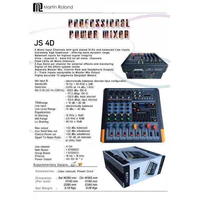 Martin Roland JS4D, Electronics, Audio on Carousell