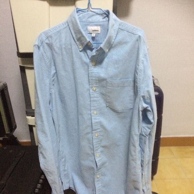 Sonoma Collared Long Sleeve Shirt Men S Fashion Clothes On Carousell