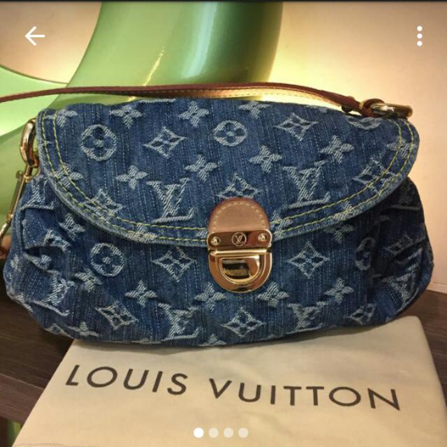Louis Vuitton Denim Pleaty, Luxury, Bags & Wallets on Carousell