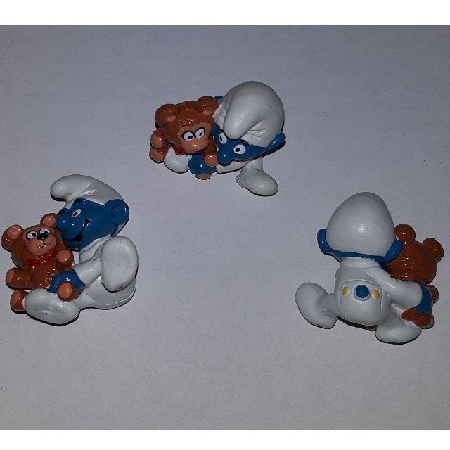 Baby Smurf Cool Baby Shower Newborn Smurfy Smurf Figure Rare