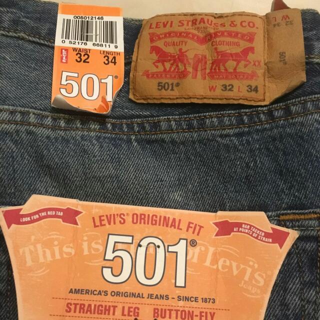 Levis 501 (Original Made In Egypt), Men's Fashion, Bottoms, Jeans on ...