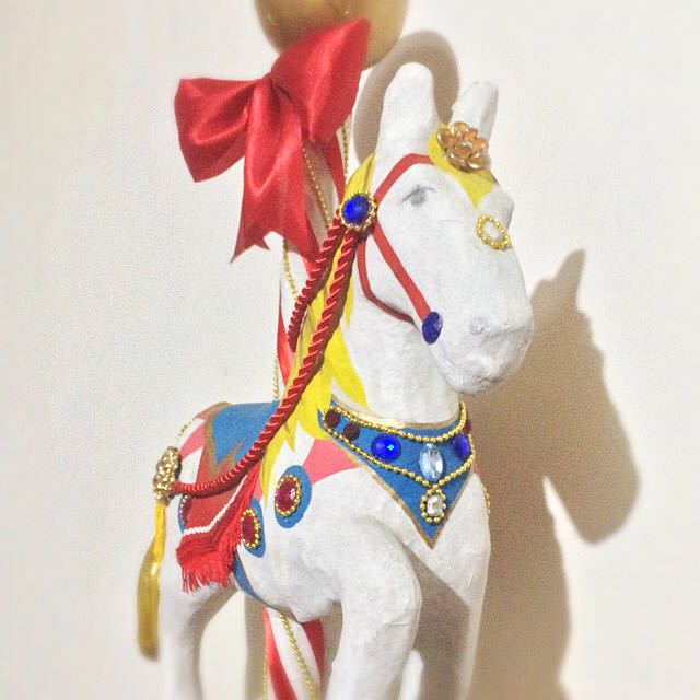 Carousel Horse Paper Mache, Hobbies & Toys, Stationary & Craft ...
