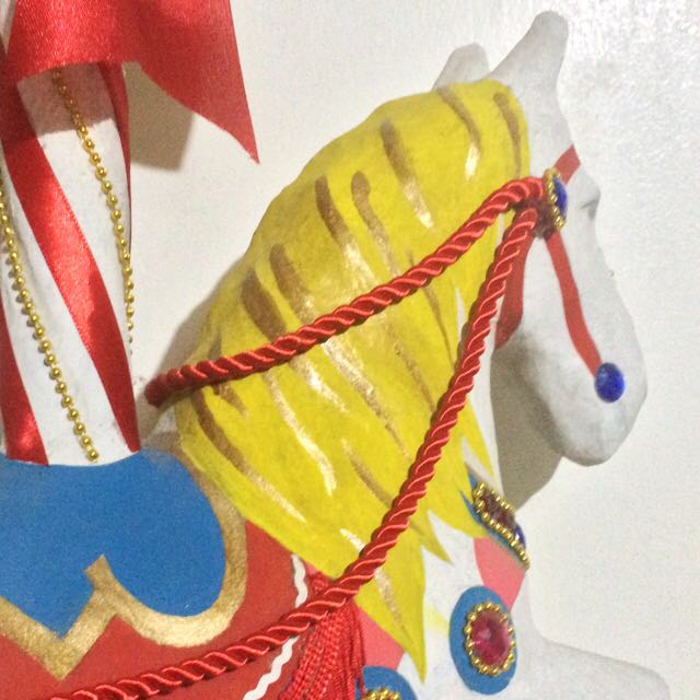 Carousel Horse Paper Mache, Hobbies & Toys, Stationary & Craft ...