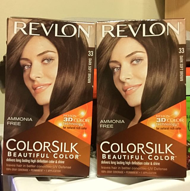 REVLON Colorsilk - #33 Dark Soft Brown, Beauty & Personal Care, Hair on  Carousell