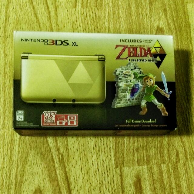 [RESERVED] 3DS XL Zelda Edition Golden, Video Gaming, Video Games
