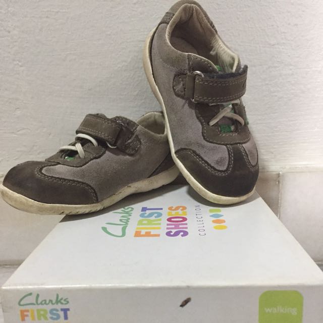 Clarks First Shoes Collection For 1 2 Years Old Boy Babies Kids Babies Kids Fashion on Carousell