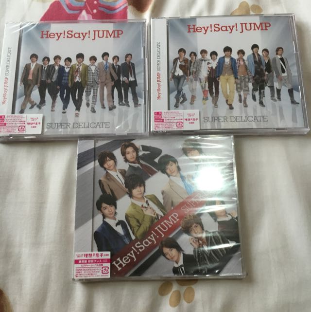 Hey Say Jump Super Delicate Singles All 3 Versions Entertainment J Pop On Carousell