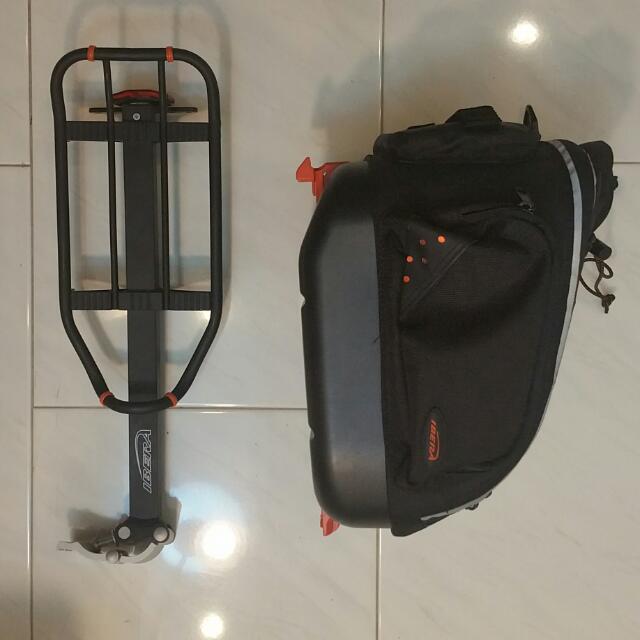 quick release bike trunk bag