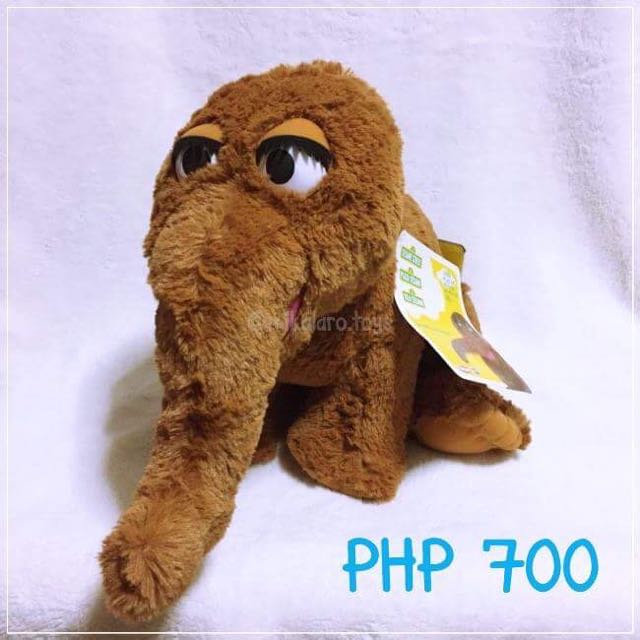 mr snuffleupagus stuffed animal