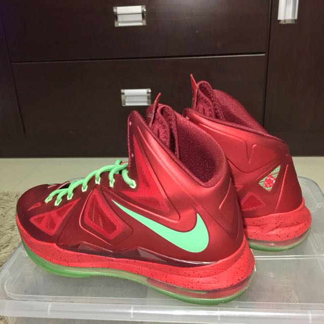 Lebron 10 christmas for sale sales
