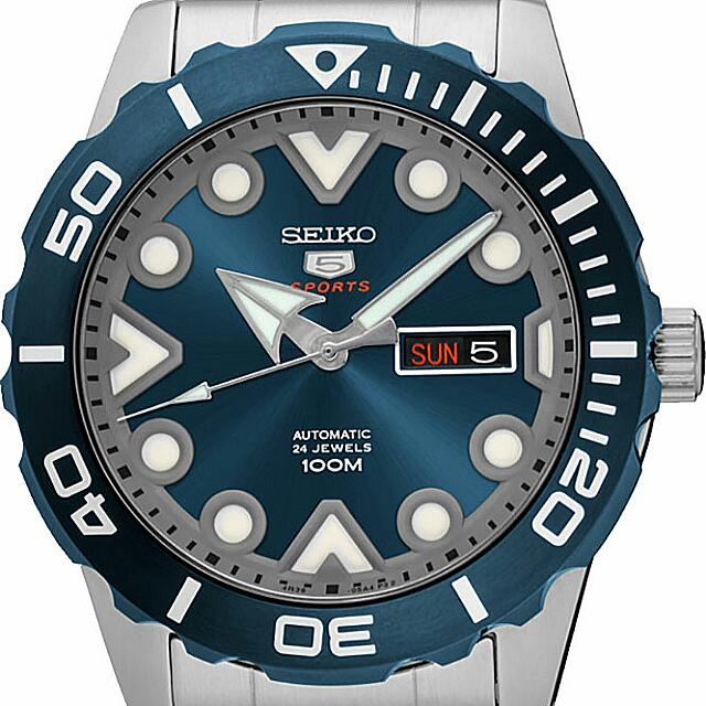 Seiko 5 Sports Automatic 24 Jewels SRPA09 SRPA09K1 SRPA09K Men s Watch