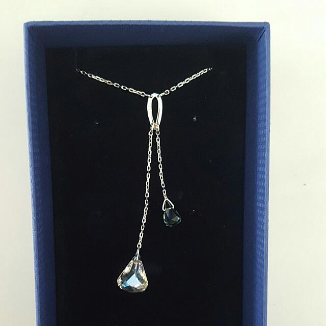 Swarovski Lunar Drop Necklace 38cm, Women's Fashion, Jewellery on Carousell