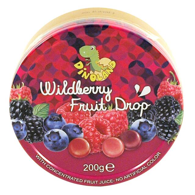 迪诺恐龙家族综合野莓味糖果粒200g