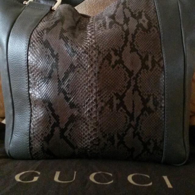 Gucci Black Python Leather Dionysus Shoulder Bag Gucci | TLC