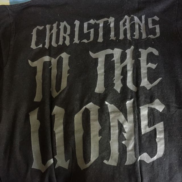 behemoth christian to the lions shirt