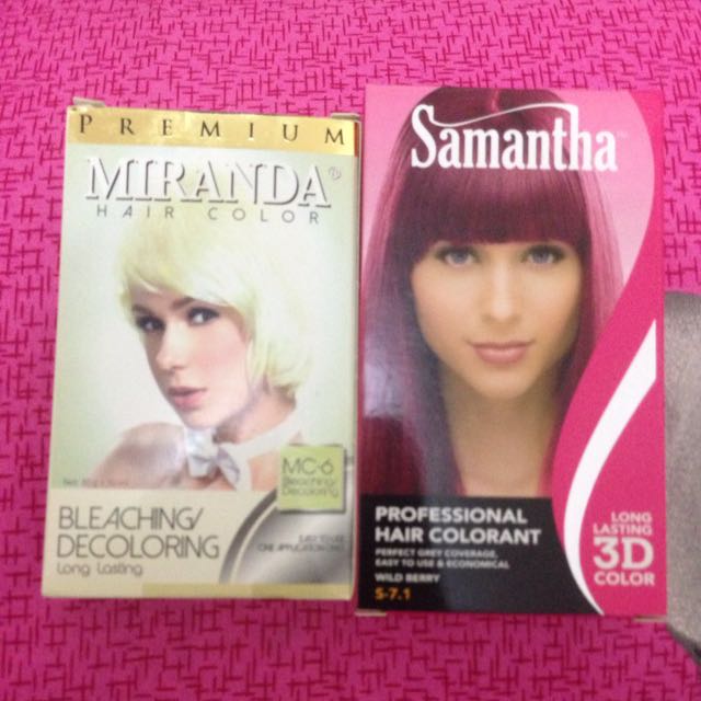 Semir Rambut Samantha Bleaching