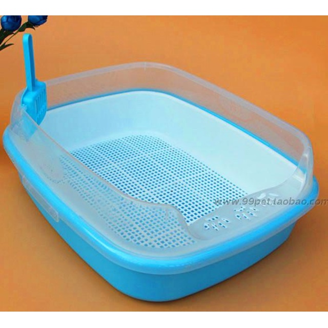 Bn Cat Litter Box With Sieve Layer And Litter Guard Pet Supplies