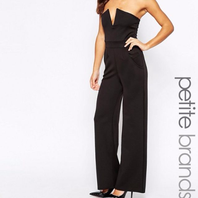 boohoo bandeau jumpsuit