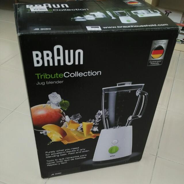 Braun Jug Blender JB3060, TV & Home Appliances, Kitchen Appliances