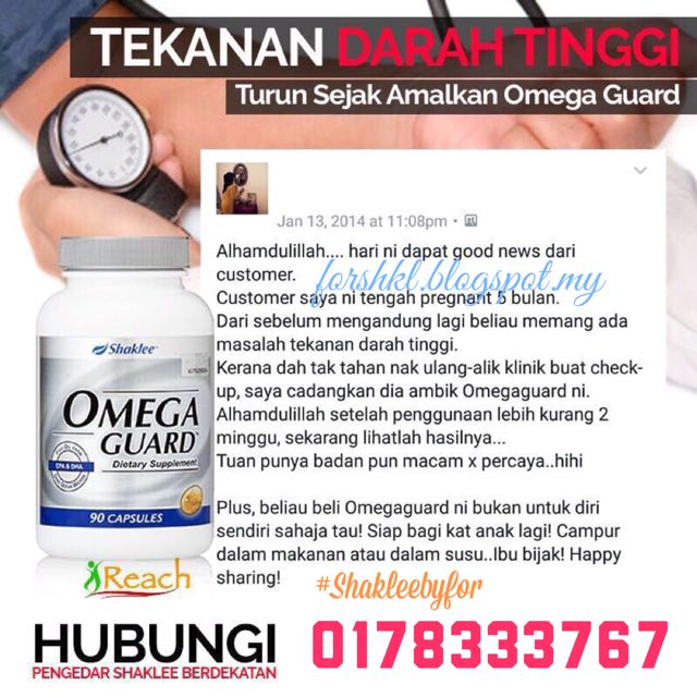 Omega Guard Shaklee, Health & Nutrition, Health Supplements, Sports