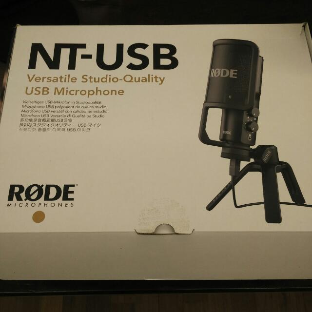 Rode NT-USB Microphone, Audio, Microphones on Carousell