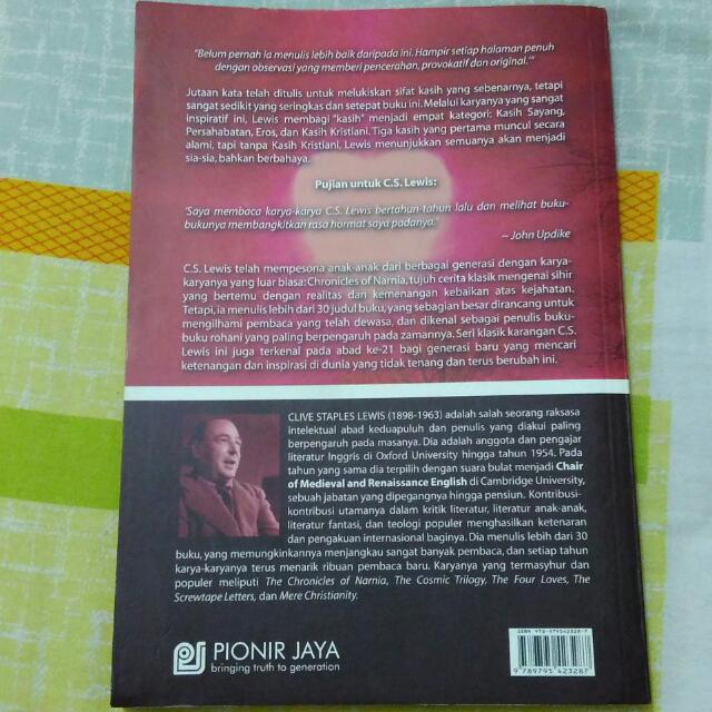 The Four Loves C S Lewis Buku Alat Tulis Buku Di Carousell