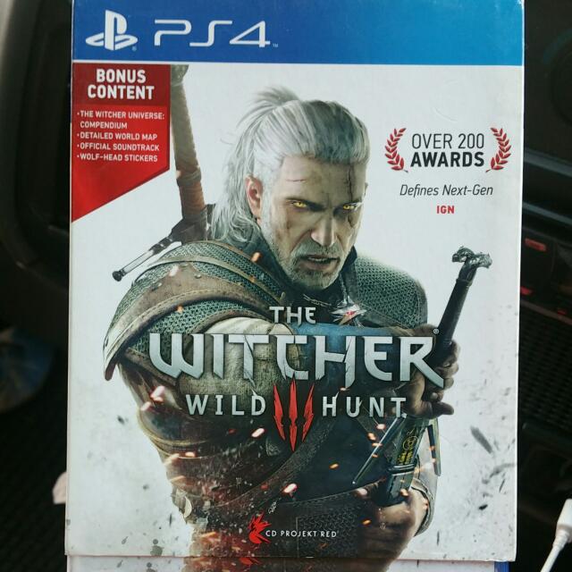 The Witcher, Video Gaming, Video Games, PlayStation on Carousell