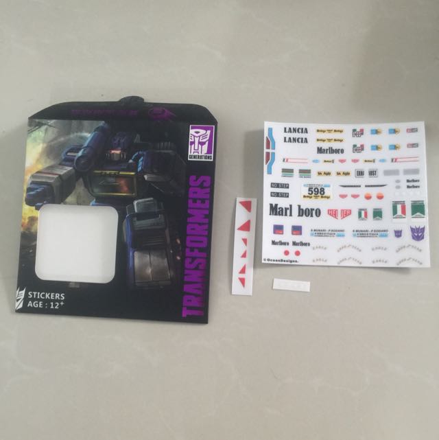 Transformers Dry Transfer Decal / Sticker For Master Piece Mp27 Exhaust ...