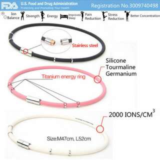 Sporty,  Unisex,  Waterproof,  Anti-radiation Health Necklace