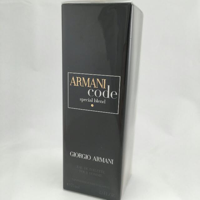 giorgio armani code special blend