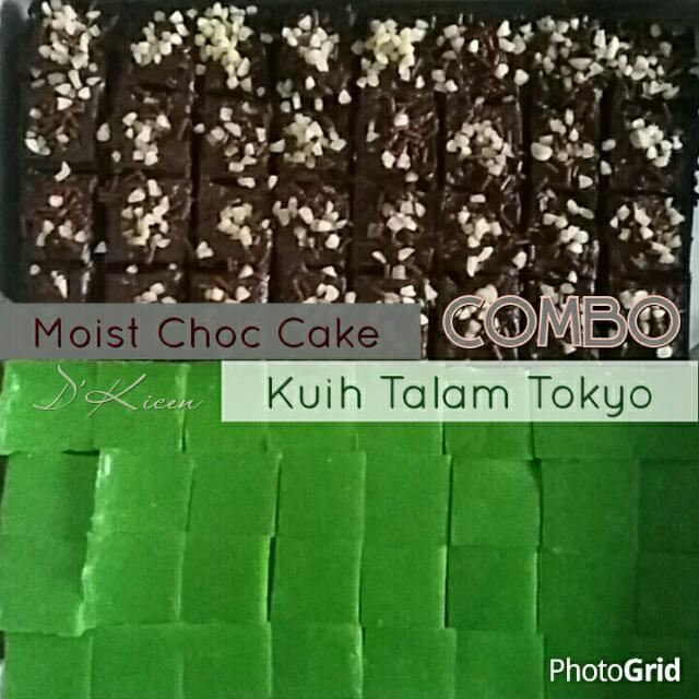 Combo Box Kuih Talam Tokyo Moist Chocolate Cake