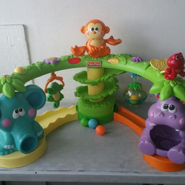 Fisher price crawl sale and cruise playground